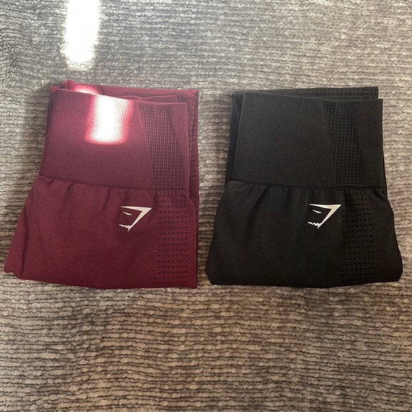 Gymshark Pants - Maroon gymshark leggings